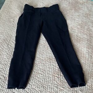 SPANX Blue Cropped Ponte Ankle Pants — Slim Fit